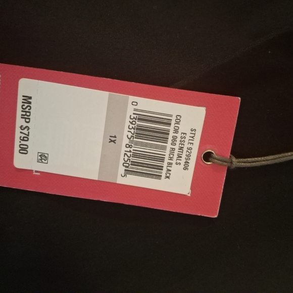 Vince Camuto Elegant Black Midi Skirt NWT - Picture 6 of 6